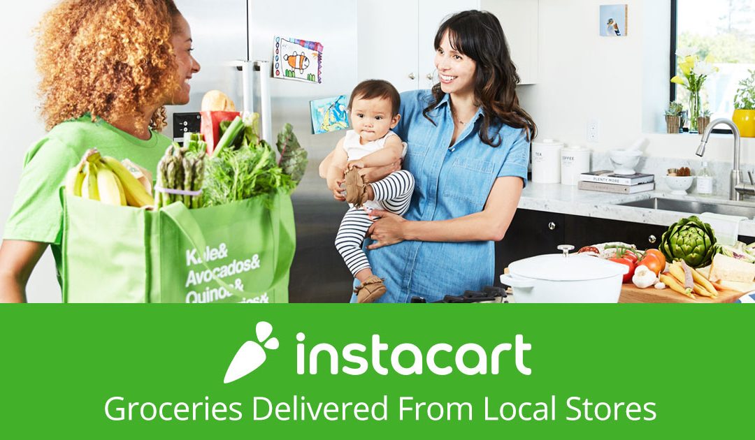 How home delivery grocery service Instacart works